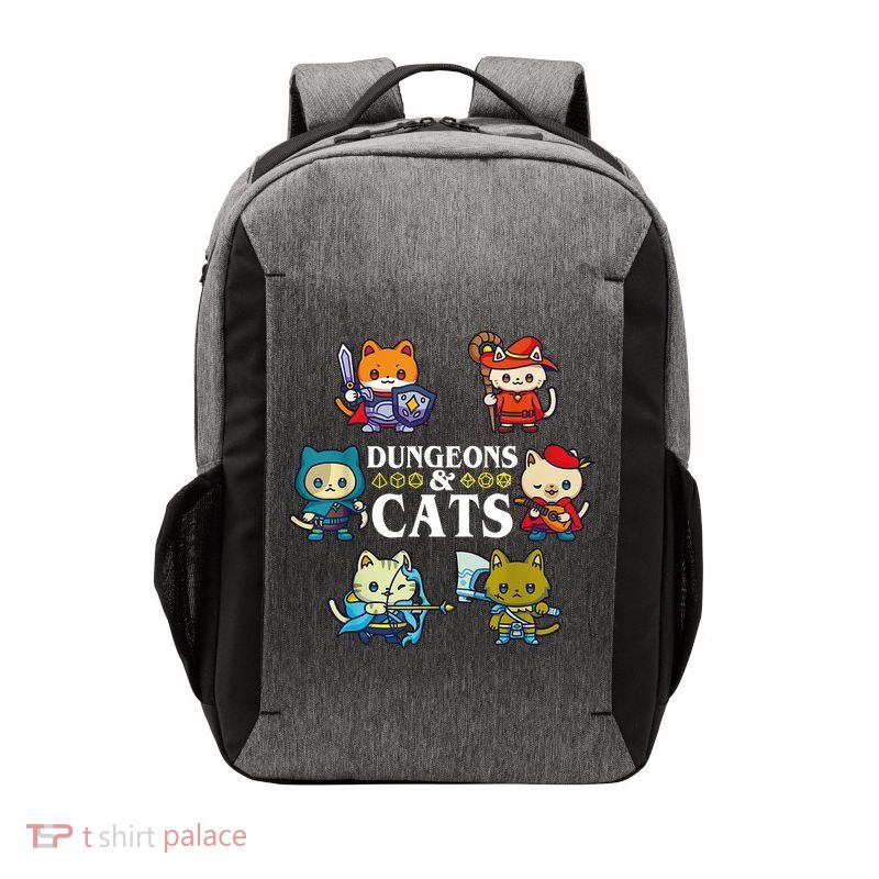 Dungeons And Cats Vector Backpack