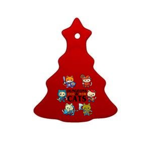 Dungeons And Cats Ceramic Tree Ornament