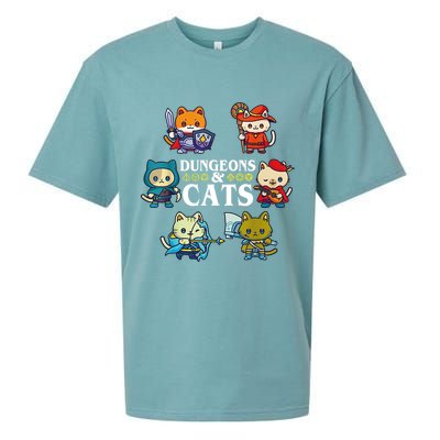 Dungeons And Cats Sueded Cloud Jersey T-Shirt