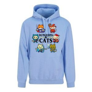 Dungeons And Cats Unisex Surf Hoodie