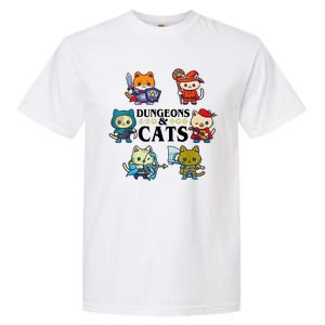 Dungeons And Cats Garment-Dyed Heavyweight T-Shirt