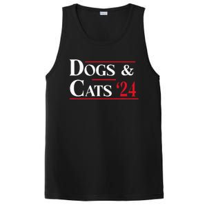 Dogs And Cats 2024 TheyRe Eating The Dogs PosiCharge Competitor Tank