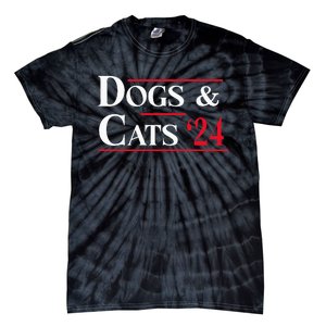 Dogs And Cats 2024 TheyRe Eating The Dogs Tie-Dye T-Shirt