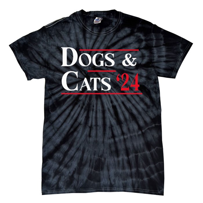 Dogs And Cats 2024 TheyRe Eating The Dogs Tie-Dye T-Shirt