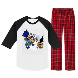 Dog And Cat Essentials Raglan Sleeve Pajama Set