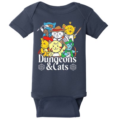 Dungeons And Cats Baby Bodysuit