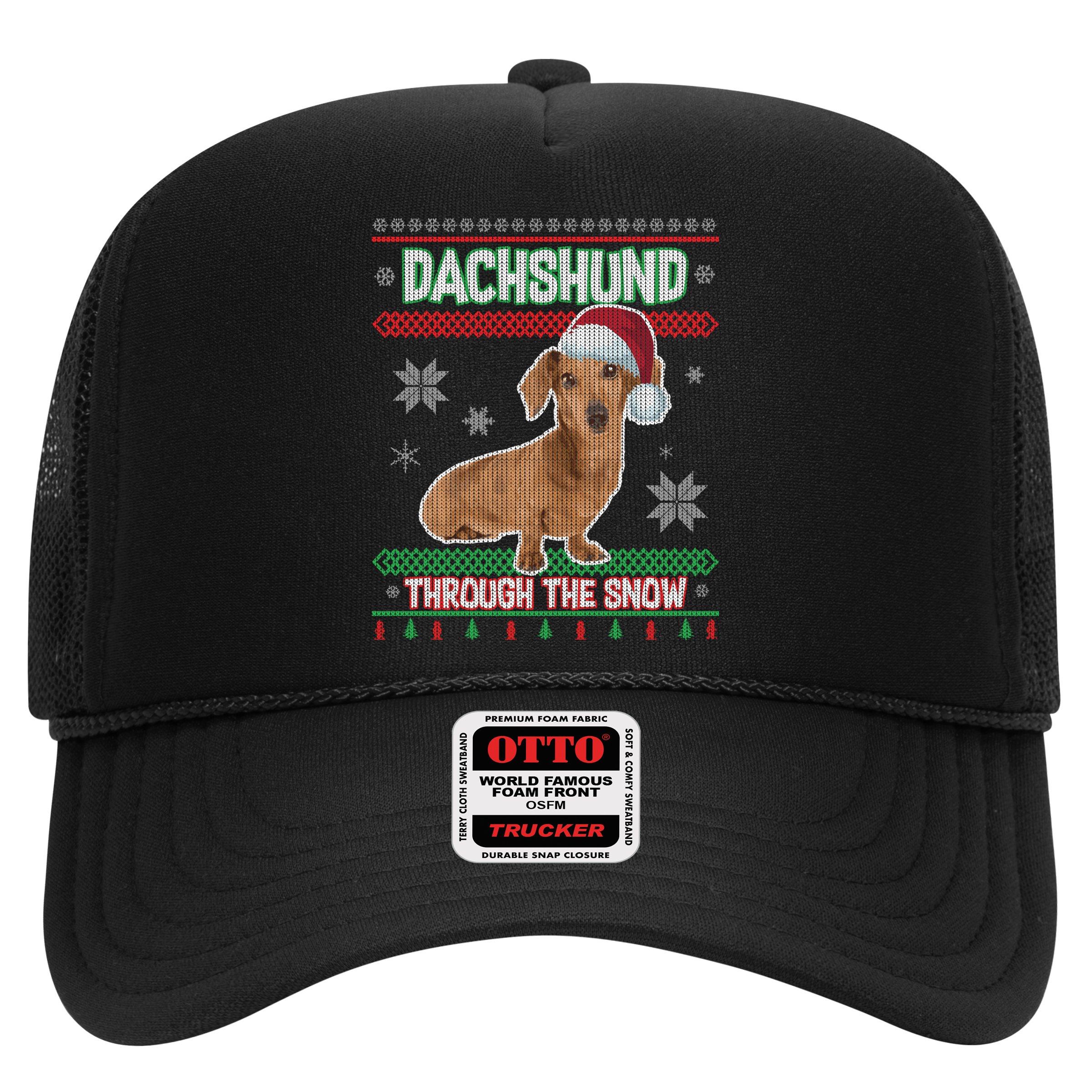 Dachshund Dog Funny Wiener Ugly Christmas Hat