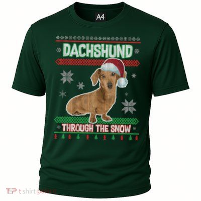 Dachshund Dog Funny Wiener Ugly Christmas Performance Shirt