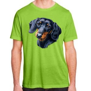 Dachshund Face Adult ChromaSoft Performance T-Shirt