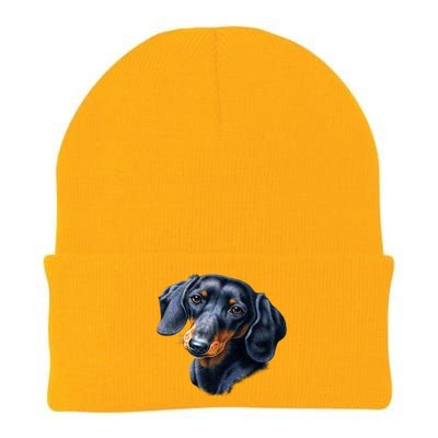 Dachshund Face Knit Cap Winter Beanie