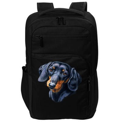 Dachshund Face Impact Tech Backpack