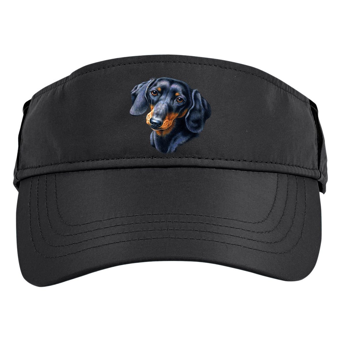 Dachshund Face Adult Drive Performance Visor