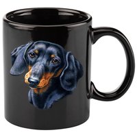 Dachshund Face 11oz C Handle Ceramic Mug