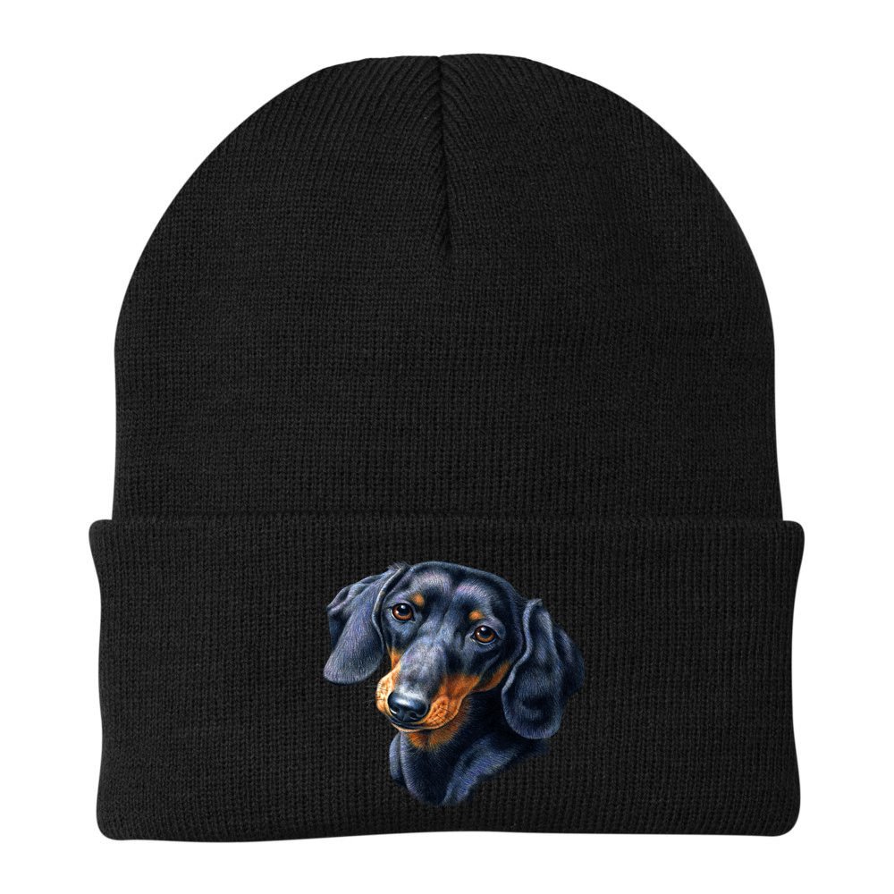 Dachshund Face Beanie