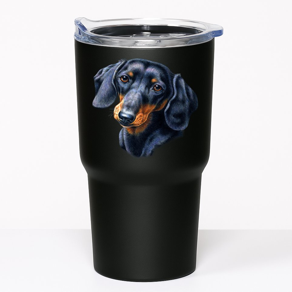 Dachshund Face Tumbler