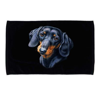 Dachshund Face Microfiber Hand Towel