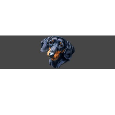 Dachshund Face Bumper Sticker