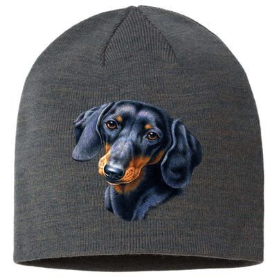 Dachshund Face Sustainable Beanie