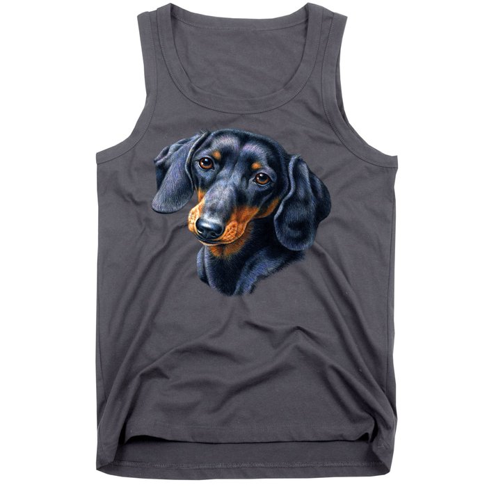 Dachshund Face Tank Top