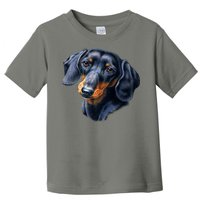 Dachshund Face Toddler T-Shirt