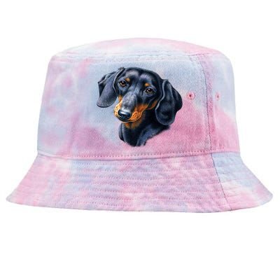 Dachshund Face Tie-Dyed Bucket Hat