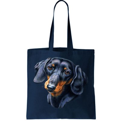 Dachshund Face Tote Bag