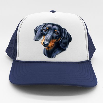 Dachshund Face Trucker Hat