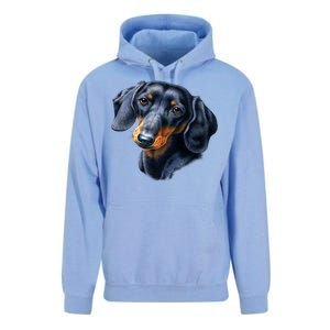 Dachshund Face Unisex Surf Hoodie