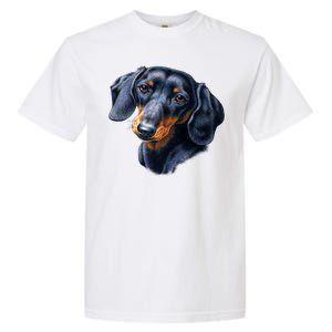 Dachshund Face Garment-Dyed Heavyweight T-Shirt