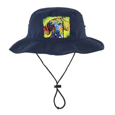 Dachshund Rainbow Dog Face Legacy Cool Fit Booney Bucket Hat