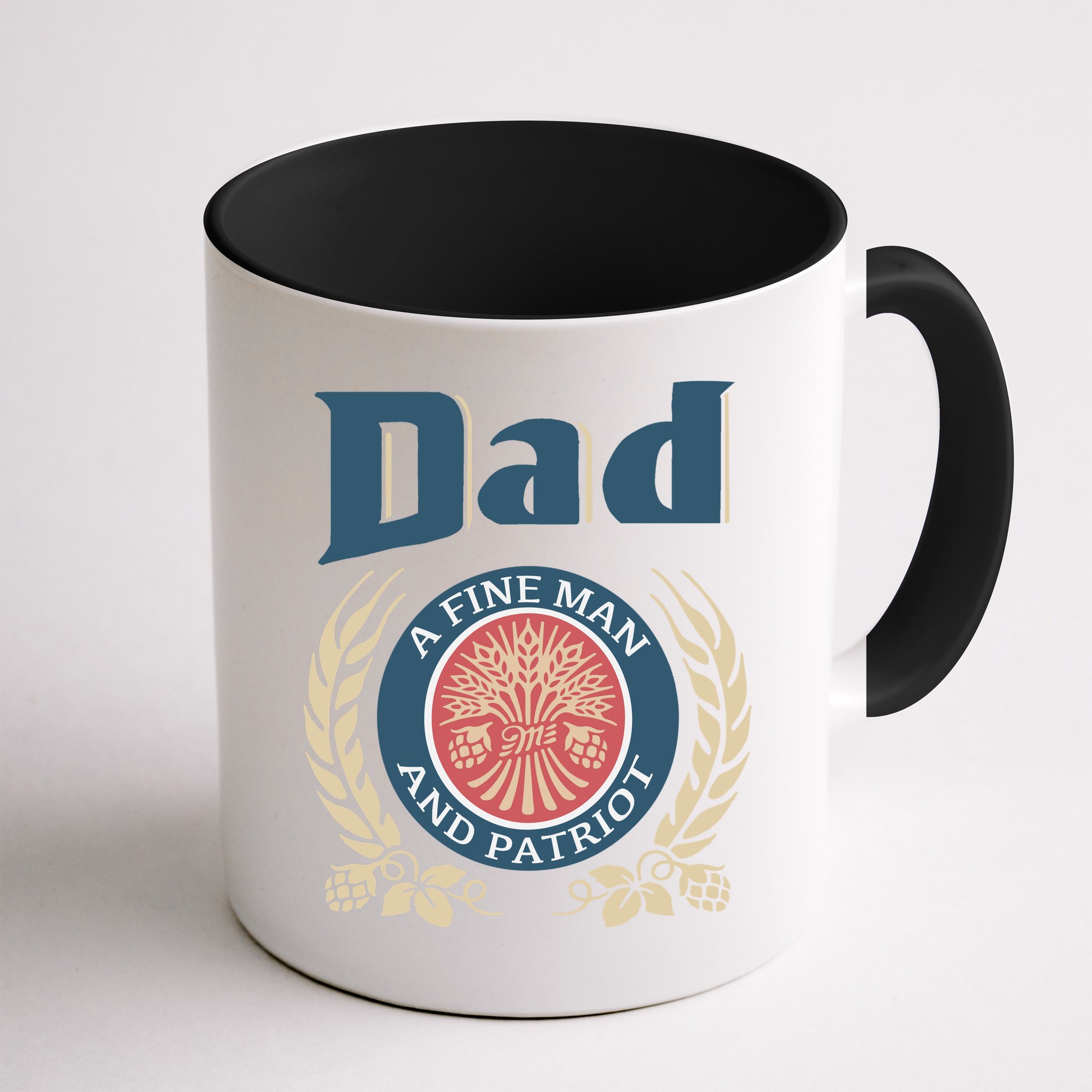Dad A Fine Man And Patriot Mug