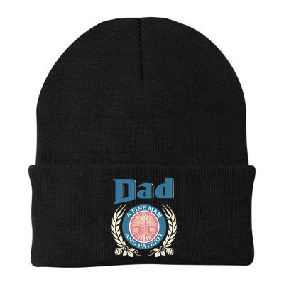 Dad A Fine Man And Patriot Beanie