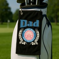 Dad A Fine Man And Patriot Golf Towel