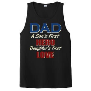 Dad A Son First Hero Daughters First Love PosiCharge Competitor Tank