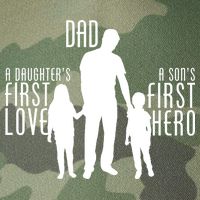 Dad A Son's First Hero Daughters First Love Legacy Tie Dye Trucker Hat
