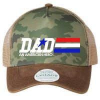 Dad An American Hero Legacy Tie Dye Trucker Hat