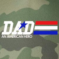 Dad An American Hero Legacy Tie Dye Trucker Hat