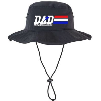 Dad An American Hero Bucket Hat