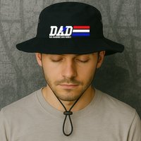 Dad An American Hero Bucket Hat