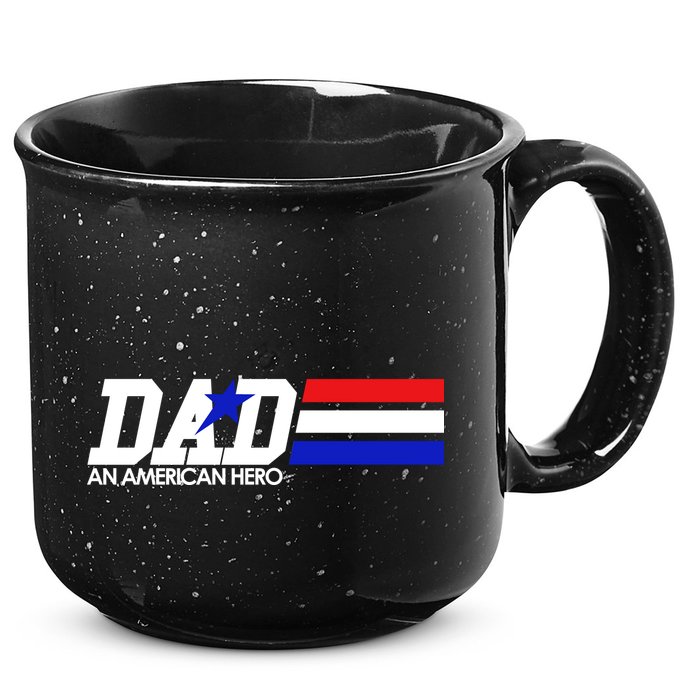 Dad An American Hero 15oz Campfire Ceramic Mug
