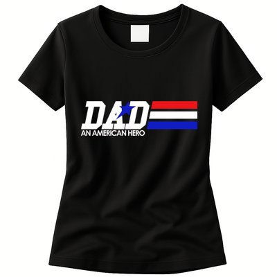 Dad An American Hero Womens T-Shirt