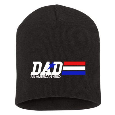 Dad An American Hero Short Acrylic Beanie