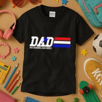 Dad An American Hero Kids T-Shirt