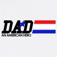 Dad An American Hero Garment-Dyed Sweatshirt