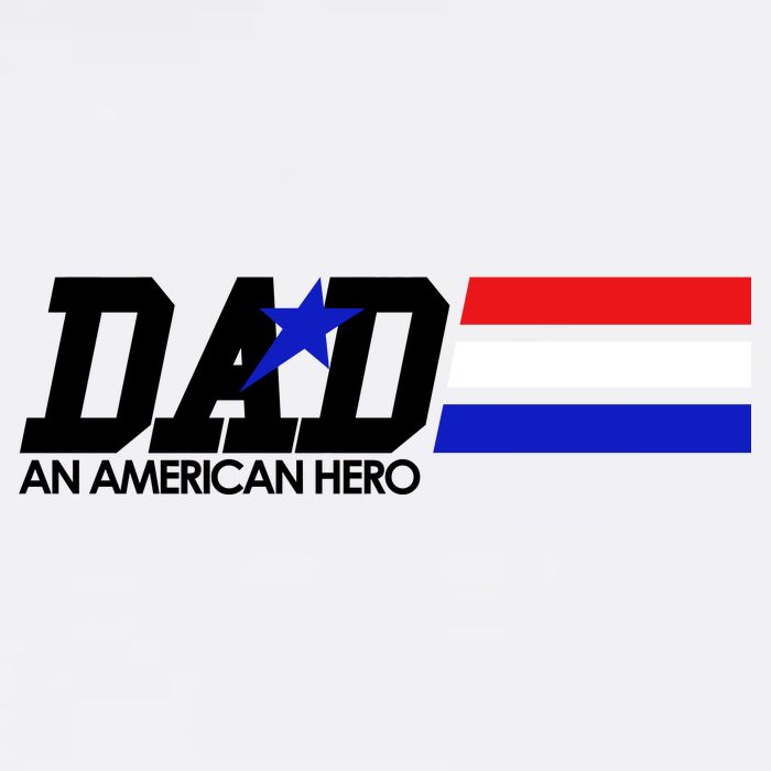 Dad An American Hero Garment-Dyed Sweatshirt
