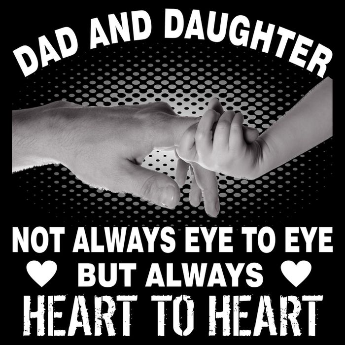 Dad And Daughter Always Heart To Heart Backpack