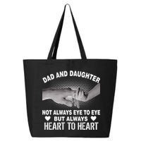 Dad And Daughter Always Heart To Heart 25L Jumbo Tote