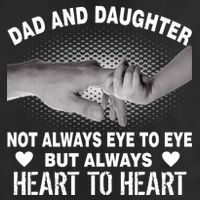 Dad And Daughter Always Heart To Heart 25L Jumbo Tote