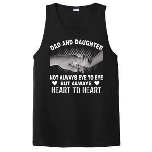 Dad And Daughter Always Heart To Heart PosiCharge Competitor Tank