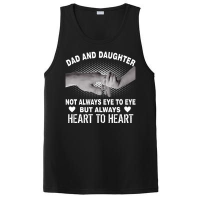 Dad And Daughter Always Heart To Heart PosiCharge Competitor Tank